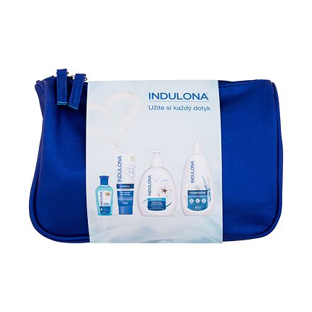 INDULONA Original : tělový krém Original 400 ml + krém na ruce Original 75 ml + tekuté mýdlo Original 300 ml + čistící gel na ruce Panthenol 80 ml + kosmetická taštička pro ženy