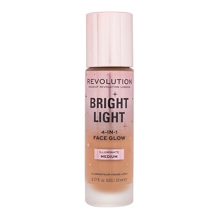 Makeup Revolution London Bright Light Face Glow rozjasňující multifunkční make-up 23 ml odstín Illuminate Medium