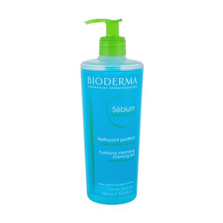 BIODERMA Sébium Gel Moussant With Pump pěnivý čisticí gel pro mastnou a smíšenou pleť 500 ml pro ženy