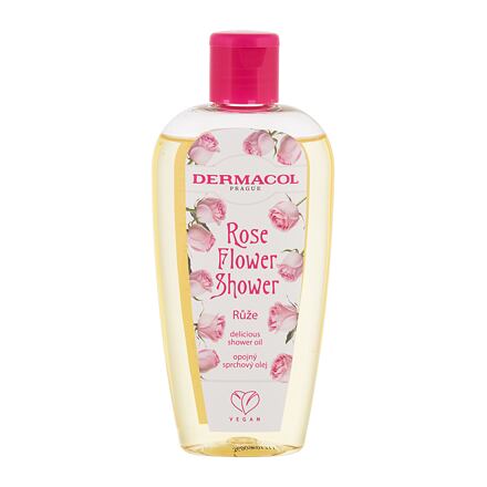 Dermacol Rose Flower Shower sprchový olej proti vysušování pokožky 200 ml pro ženy