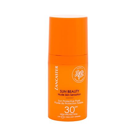 Lancaster Sun Beauty Sun Protective Fluid SPF30 voděodolný ochranný opalovací fluid na obličej a dekolt 30 ml unisex