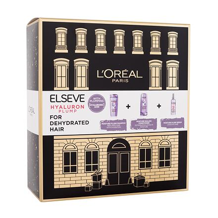 L'Oréal Paris Elseve Hyaluron Plump : šampon Elseve Hyaluron Plump 250 ml + kondicionér Elseve Hyaluron Plump 200 ml + sérum na vlasy Elseve Hyaluron Plump 150 ml pro ženy