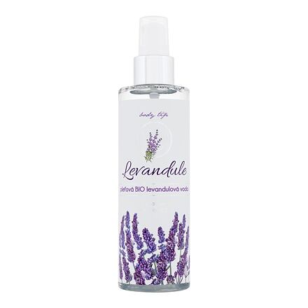 Vivaco Body Tip Bio Lavender Face Water zklidňující a tonizační bio levandulová voda 200 ml pro ženy