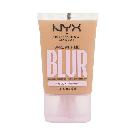 NYX Professional Makeup Bare With Me Blur Tint Foundation zmatňující make-up se středním krytím 30 ml odstín 09 Light Medium