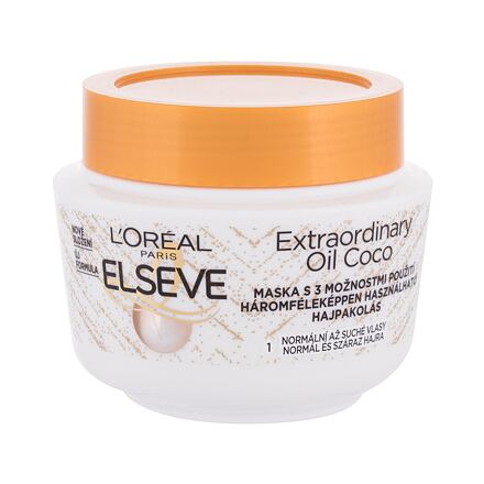 L'Oréal Paris Elseve Extraordinary Oil Coconut Hair Mask maska na vlasy pro normální a suché vlasy 300 ml pro ženy