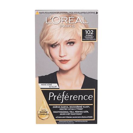 L'Oréal Paris Préférence barva na vlasy 60 ml odstín 102 Sydney pro ženy
