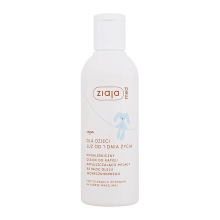 Ziaja Med Kids Hypoallergenic Bath Oil vyživující a mycí koupelový olej 200 ml