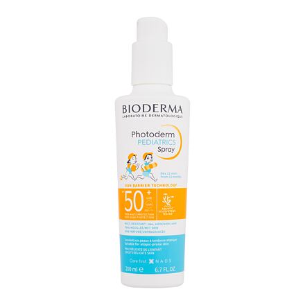 BIODERMA Photoderm Pediatrics Spray SPF50+ voděodolný opalovací sprej s vysokou sluneční ochranou 200 ml