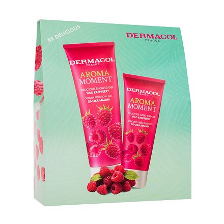 Dermacol Aroma Moment Wild Raspberry : sprchový gel Wild Raspberry 250 ml + krém na ruce Wild Raspberry 100 ml unisex