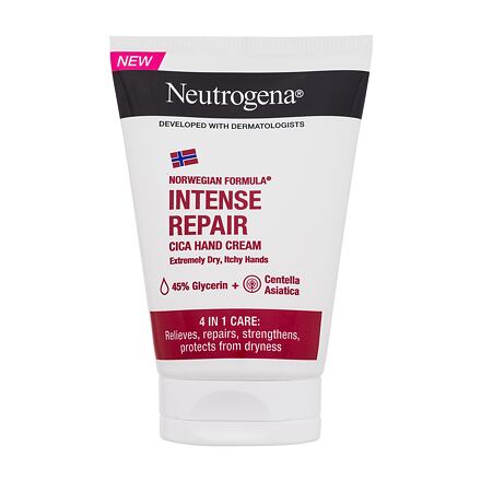 Neutrogena Norwegian Formula Intense Repair Cica Hand Cream krém na ruce pro zklidnění velmi suché a svědivé pokožky 50 ml unisex