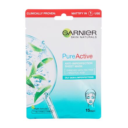 Garnier Pure Active Anti-Imperfection plátýnková maska pro problematickou pleť unisex