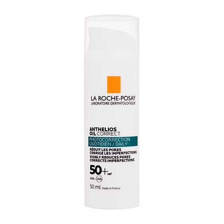 La Roche-Posay Anthelios Oil Correct Photocorrection Daily Gel-Cream SPF50+ zmatňující opalovací gelový krém pro mastnou pleť 50 ml unisex