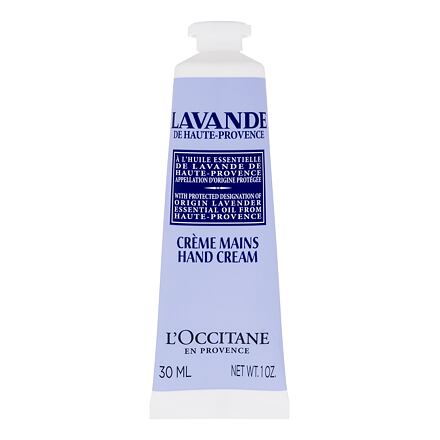 L'Occitane Lavender vyživující krém na ruce s levandulovým olejem 30 ml pro ženy