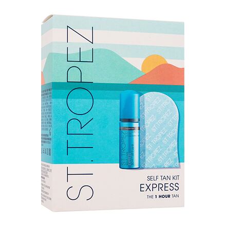 St.Tropez Self Tan Express Kit : samoopalovací pěna Self Tan Express Bronzing Mousse 50 ml + rukavice na aplikaci samoopalovacích přípravků 1 ks pro ženy