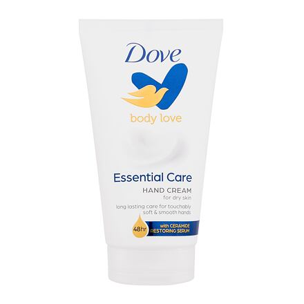 Dove Body Love Essential Care Hand Cream hydratační a vyživující krém na ruce 75 ml pro ženy