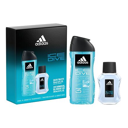 Adidas Ice Dive : EDT 50 ml + sprchový gel 250 ml pro muže