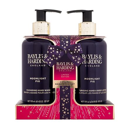 Baylis & Harding Moonlight Fig Luxury Hand Care Set dárková sada tekuté mýdlo 300 ml + tělové mléko 300 ml pre ženy