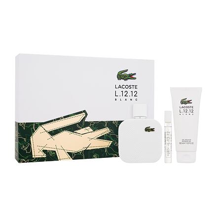 Lacoste L.12.12 Blanc : EDT 100 ml + sprchový gel 100 ml + EDT 7,5 ml pro muže