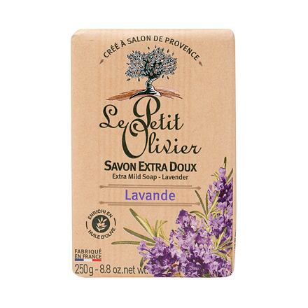 Le Petit Olivier Lavender Extra Mild Soap přírodní tuhé mýdlo na ruce 250 g pro ženy