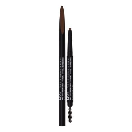NYX Professional Makeup Precision Brow Pencil tužka na obočí s kartáčkem 0.13 g odstín 03 soft brown
