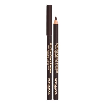 Dermacol 12H True Colour dlouhotrvající tužka na oči 0.28 g odstín 6 Dark Brown