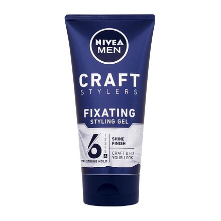 Nivea Men Craft Stylers Fixating Shine fixační gel na vlasy pro vysoký lesk 150 ml pro muže