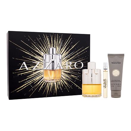 Azzaro Wanted : EDT 100 ml + EDT 10 ml + šampon na vlasy a tělo 75 ml pro muže