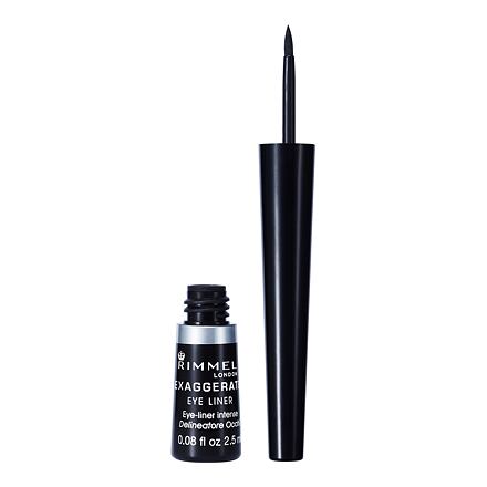 Rimmel London Exaggerate tekutá oční linka 2.5 ml odstín 001 Black