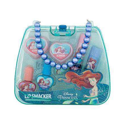 Lip Smacker Disney Princess Ariel Mini Makeup Bag : balzám na rty 2 x 3,4 g + krémový lesk na rty 2 x 2 g + lak na nehty 2 x 4,25 g + prsten + plastová kabelka