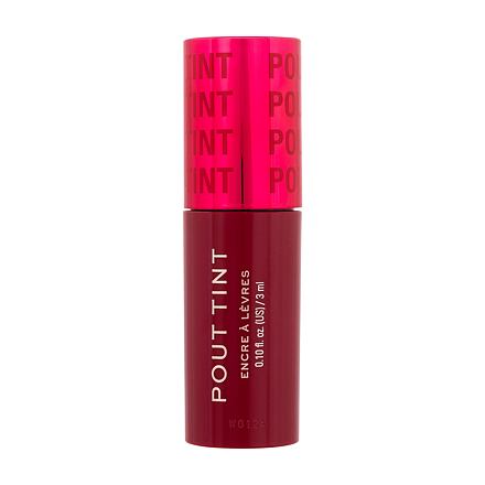 Makeup Revolution London Pout Tint hydratační a tónující lesk na rty 3 ml odstín Sizzlin Red