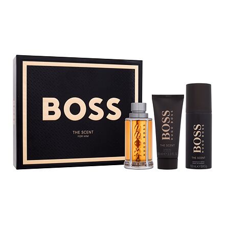 HUGO BOSS Boss The Scent 2015 3: EDT 100 ml + deodorant 150 ml + sprchový gel 100 ml pro muže