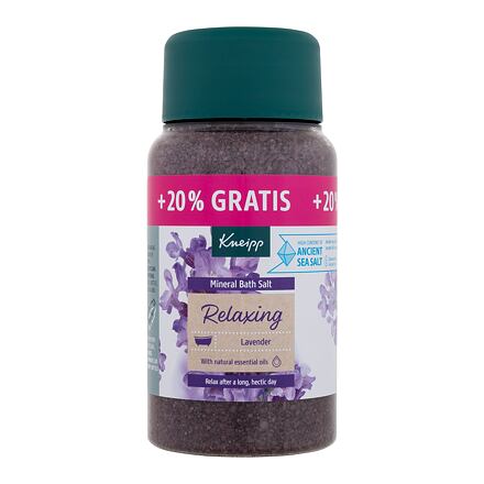 Kneipp Relaxing Mineral Bath Salt relaxační koupelová sůl s vůní levandule 600 g unisex