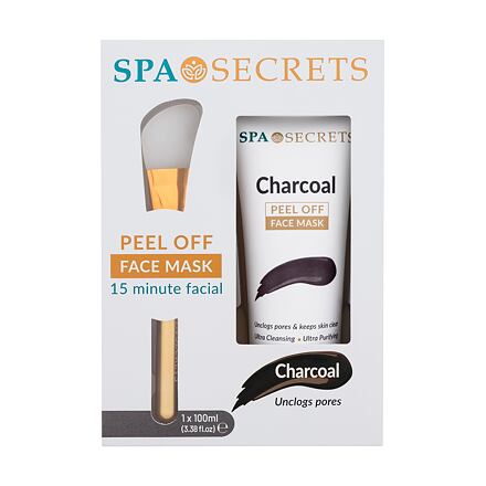 Xpel Spa Secrets Charcoal Peel Off Face Mask : pleťová maska Spa Secrets Charcoal Peel Off 100 ml + aplikátor pro ženy
