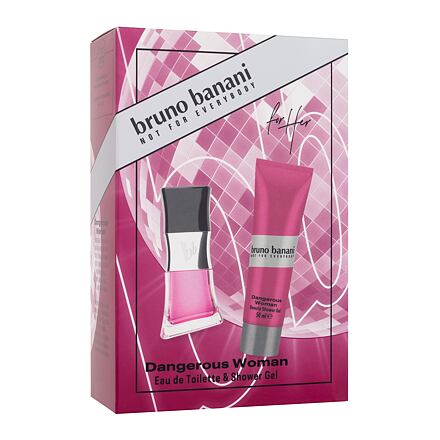 Bruno Banani Dangerous Woman : EDT 30 ml + sprchový gel 50 ml pro ženy