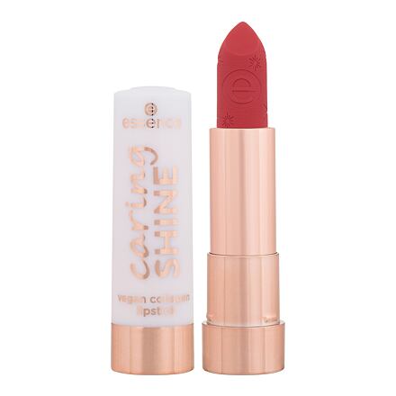 Essence Caring Shine Vegan Collagen Lipstick lesklá vyživující rtěnka 3.5 g odstín 207 My Passion