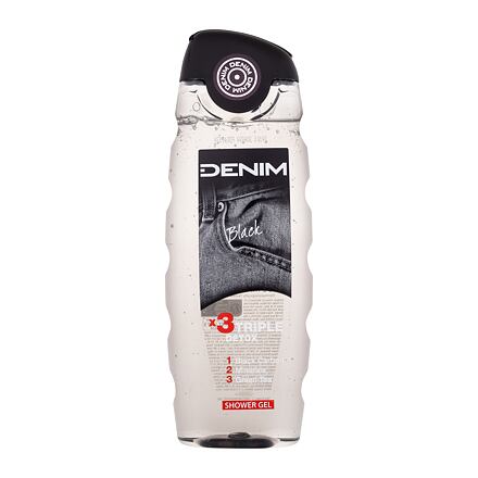 Denim Black Triple Detox sprchový gel 400 ml pro muže
