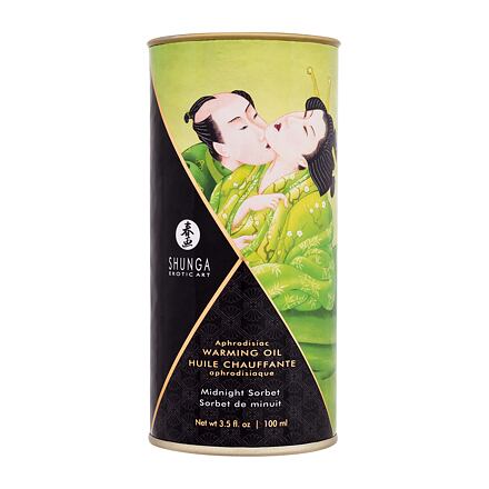 Shunga Aphrodisiac Warming Oil Midnight Sorbet afrodiziakální hřejivý olej s vůní ovocného sorbetu 100 ml