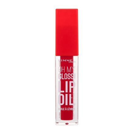 Rimmel London Oh My Gloss! Lip Oil hydratační olej na rty 4.5 ml odstín 004 Vivid Red