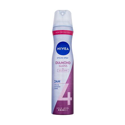 Nivea Diamond Gloss Care lak na vlasy pro oslňující lesk 250 ml pro ženy