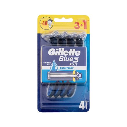 Gillette Blue3 Plus Comfort jednorázová holítka 4 ks pro muže