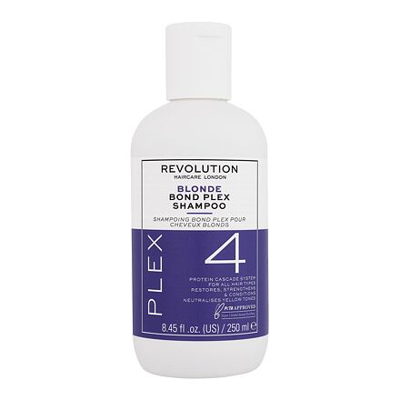 Revolution Haircare London Plex 4 Blonde Bond Plex Shampoo hydratační a obnovující šampon 250 ml pro ženy