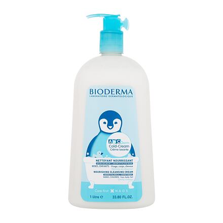 BIODERMA ABCDerm Cold-Cream Nourishing Cleansing Cream vyživující čisticí krém 1000 ml pro děti