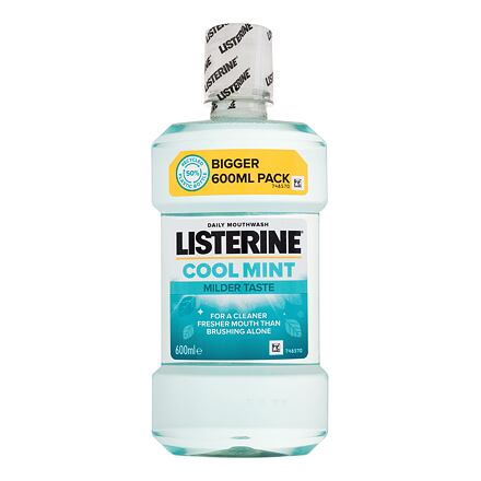 Listerine Cool Mint Mild Taste Mouthwash ústní voda pro svěží dech 600 ml