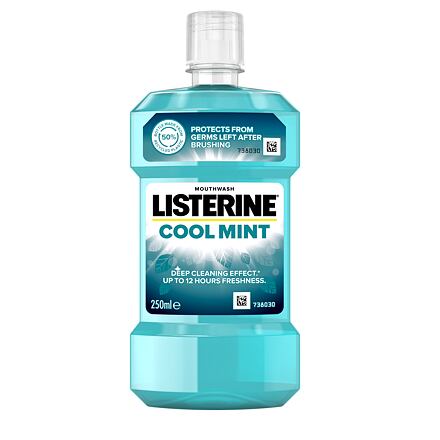 Listerine Cool Mint Mouthwash ústní voda pro svěží dech 250 ml