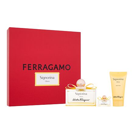 Ferragamo Signorina Libera : EDP 100 ml + tělové mléko 50 ml + EDP 5 ml pro ženy