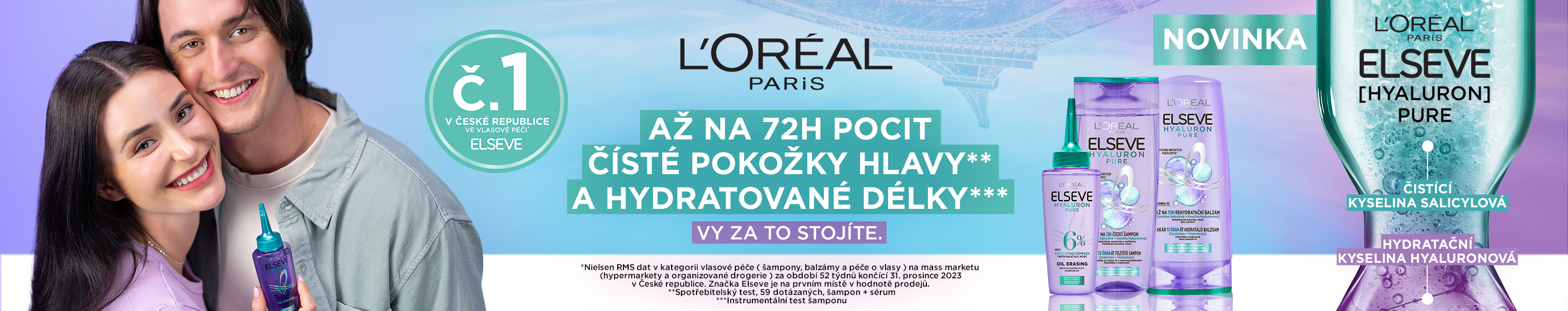 L'Oréal Paris Elseve Hyaluron Pure obecný od 23.7.2024
