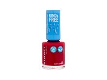 Lak na nehty Rimmel London Kind & Free 8 ml 156 Poppy Pop Red