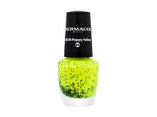 Lak na nehty Dermacol Neon 5 ml 44 Poppy Yellow