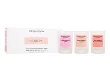 Vonná svíčka Revolution Home Fruity Mini Scented Candle Trio 40 g Kazeta