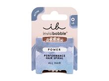 Gumička na vlasy Invisibobble Power Performance Hair Spiral 3 ks Crystal Clear